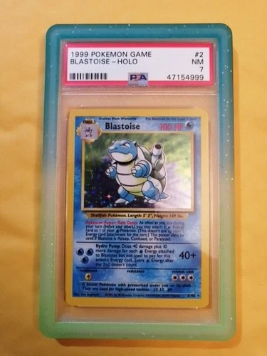 1999 POKEMON BASE SET #2/102 BLASTOISE HOLO PSA 7