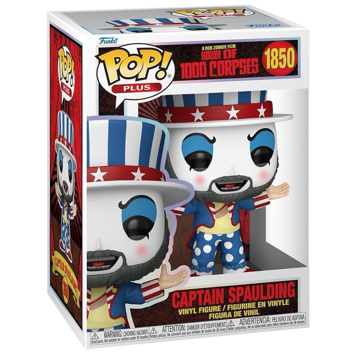 WOW! Funko Pop! Movie #1850 Captain Spaulding House Of A 1000 Corpses Rob  Zombie