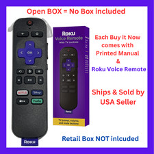 Roku Voice Remote Netflix Disney Apple TV Hulu RC-EL1 3226001079 AAA