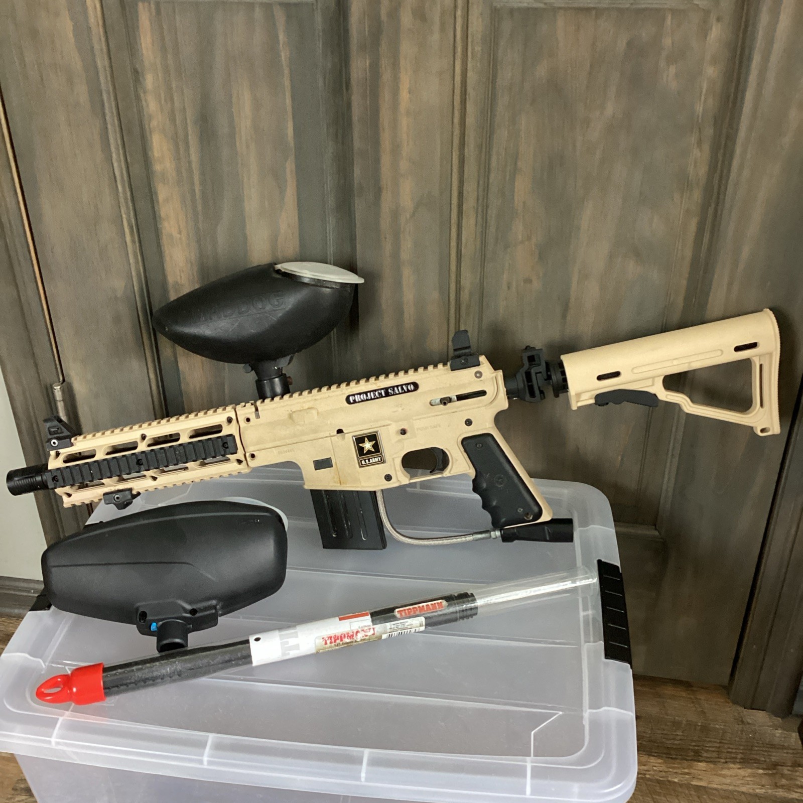 Desert Tan W 2 Hoppers Sniper