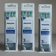 3 Philips Sonicare C2 Plaque Control 3-Pack HX9023/65 Brush Heads- New & Sealed!