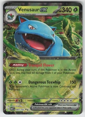 UR - 02 Holo Venusaur ex 003/165 Double Rare SV: Scarlet & Violet 151