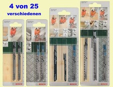 Stichsägeblätter von Bosch und Black & Deck...