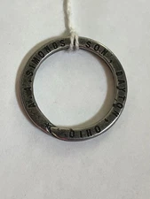 Antique Advertising Split Key Ring A. A. Simonds & Son Dayton Ohio Knives Bars