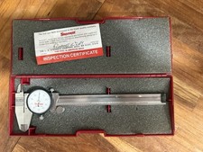 L.S. Starrett Co. Dial Caliper 120 A-6 Hardened Steel w/Case