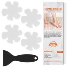 Non Slip Bathtub Stickers, 24 PCS Shower Stickers for Safety Bathroom Tubs, B...