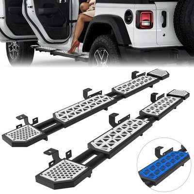 6'' Drop Running Boards for 2018-2026 Jeep Wrangler JL 4 Door Nerf Bar Side Steps