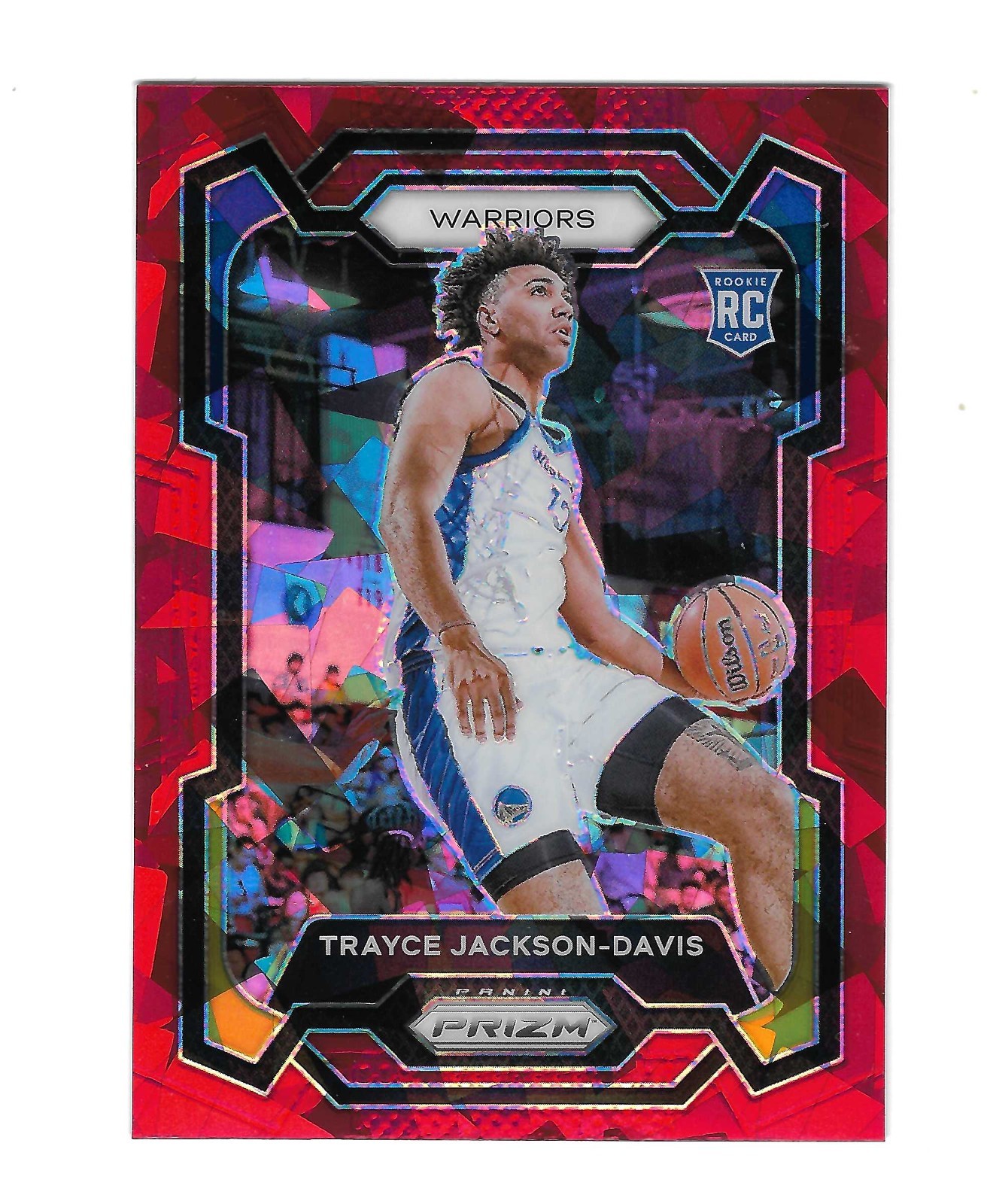 TRAYCE JACKSON-DAVIS 2023-24 PANINI PRIZM RED ICE PRIZM ROOKIE #148 $20 RAPTORS