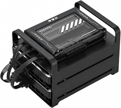 7700 X86 DIY NAS Kit   2-Bay Mini Home Server, Intel Quad-Core, 16GB RAM, Pcie E