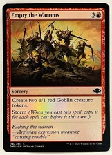 Empty the Warrens -#118-MTG-Dominaria Remastered-FOIL-NM pack fresh commander
