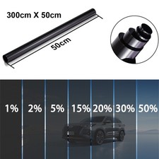 Uncut Roll Window Tint Film 5 /15 /20 /25 VLT 50x300CM Car Home Office Glass US