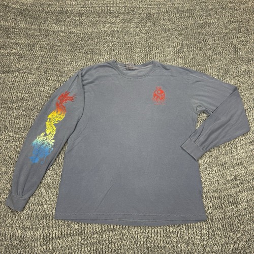 The Kite Loft Shirt Mens Large Blue Garment Dye Ying Yang Dragon Ocean City MD - Picture 2 of 10