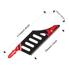 3pcs Extra Long Jigsaw Blades T-Shank Fine Coarse Teeth Wood Aluminum Saw