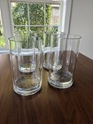 Four Glass Hurricane Pillar Candle Holder with Glass Stand Centerpiece Vase — photo 2