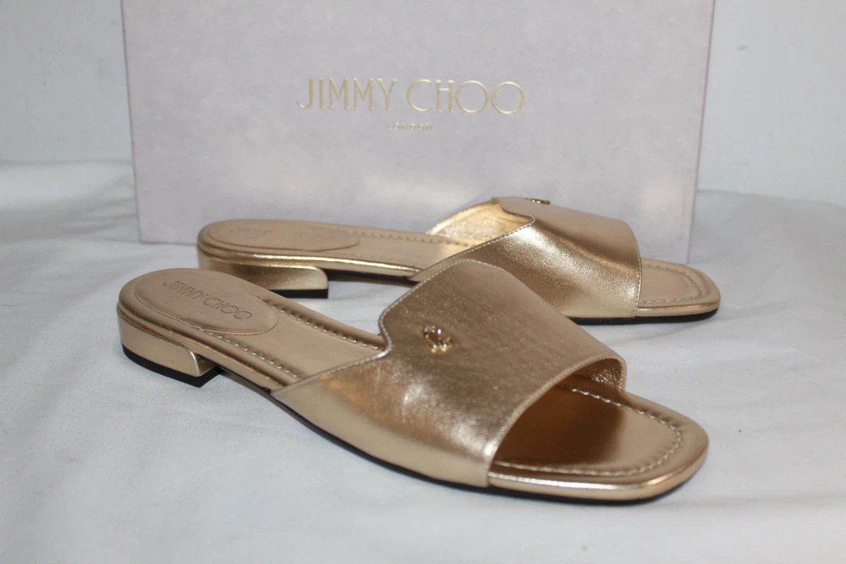 Jimmy Choo Gold Sandals for Women for sale | eBay display picture 1