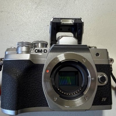 Olympus OM-D E-M10 Mark IV 20.3MP Mirrorless Camera - Silver (Body Only)
