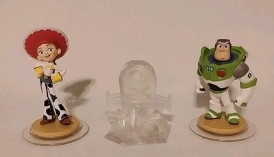 DISNEY INFINITY Toy Story Play Set Jessie, Buzz w/Crystal Ship Wii Xbox 360 PS3