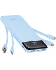 Power Bank Portable Charger with Reinforced Built-in 4 Cables