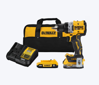 DEWALT XR 20-volt Max 1/2-in Keyless Brushless Cordless Drill ( 2 -Batteries Inc