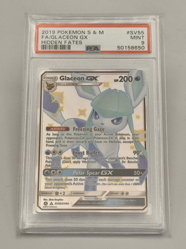 Glaceon-GX graded PSA 9 for sale on eBay