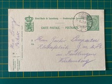 Postal stationery Luxembourg 1909 -5214