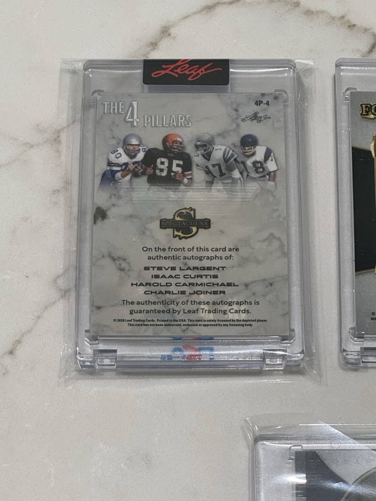 2026 NFL Leaf Spectacular Lot of 6, 8 Auto, 6 #’d. Lawrence Taylor Patch Okoye + view 12
