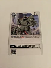 Digimon Card ADR-06 Horn Striker EX2-052 C Digital Hazard