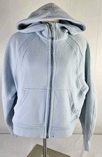 Lululemon Scuba Oversized Full Zip Hoodie Size M/L Light Blue LW3EOZS