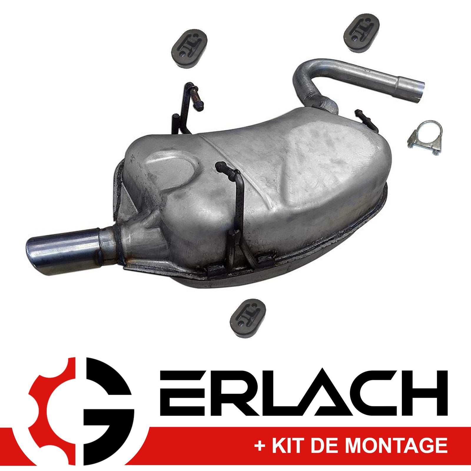 Silencieux arrière en acier renforcé pour Fiat Freemont 2.0 CRD JTD 7357