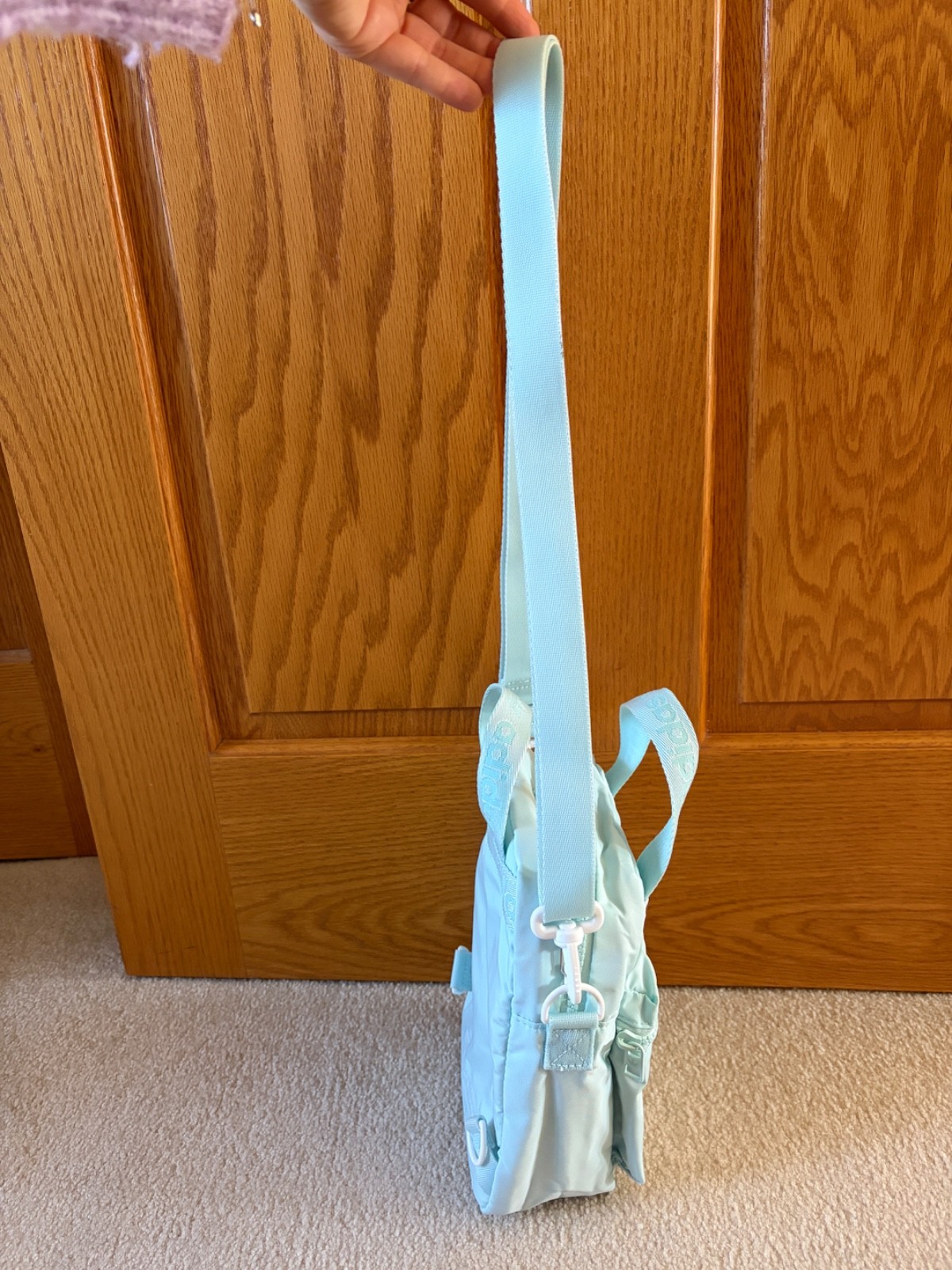 Adidas Convertible Mini Micro Backpack Purse in L… - image 8