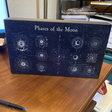 Quill to Paper by Sixtrees Phases Of The Moon Plaque