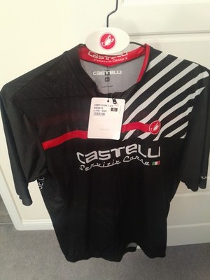 Castelli Herren Competizione Kurzarm Sommer Radtrikot XLarge, schwarz