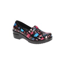 Easy Street Easy Works by Lyndee Slip Resistant Clogs Stylish Women Patent