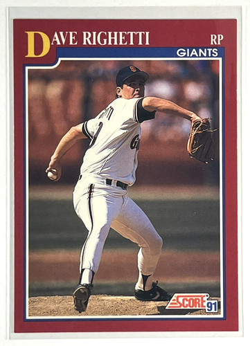 1991 Dave Righetti #53T