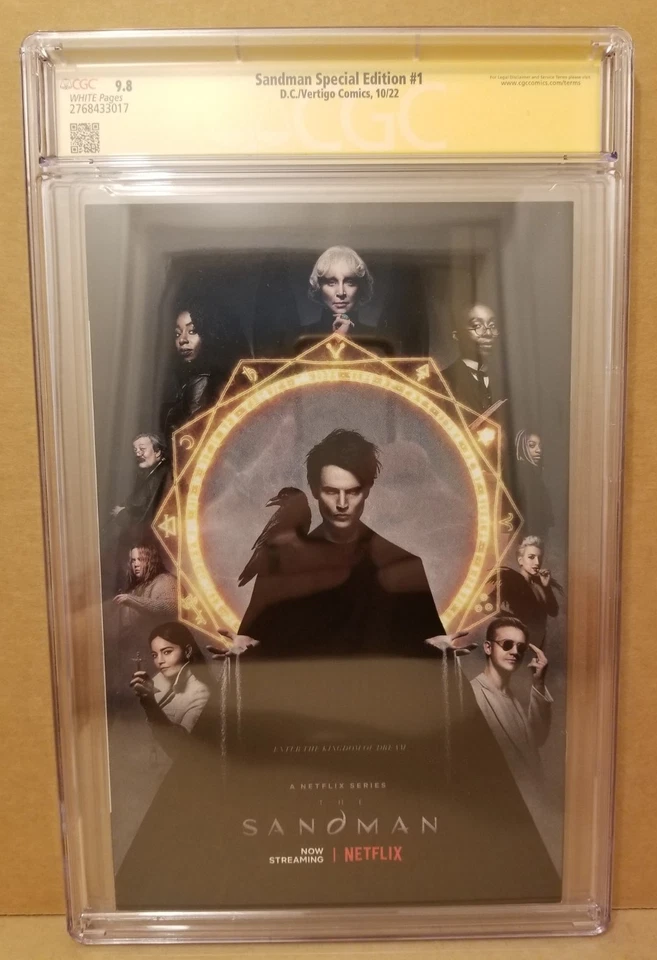 SANDMAN SPECIAL EDITION #1 CGC 9.8 SS SIGNED TOM STURRIDGE PHOTO COVER 2022 RARE - Image 4 of 4