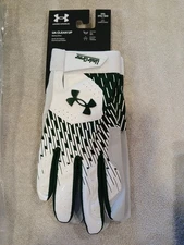 Xx Large White And Forest Green Sport Activity Gloves 