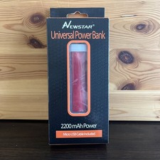 Power Bank universal Newstar 2200 mah Power Micro USB Cable Included