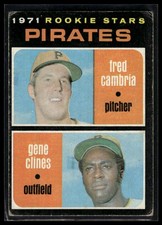 1971 Topps #27 Pirates 1971 Rookie Stars (Fred Cambria / Gene Clines)