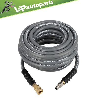 #ad #ad 4800psi Gray 50#x27; x 3 8quot; High Pressure Washer Hose High Quality $71.15