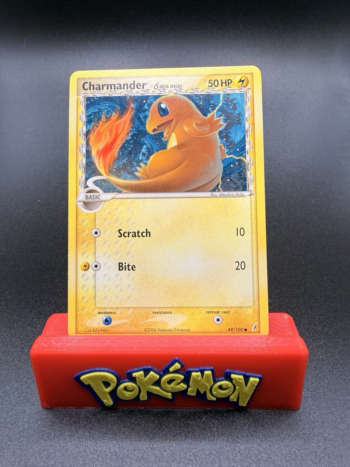 Pokemon TCG Charmander Delta Species #49/100 Crystal Guardians NM/M Common