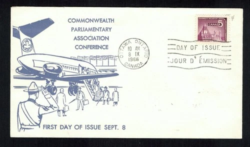 Canada #450 1966 5¢ CPA Conference ARC cachet FDC, VF