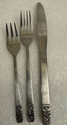 St Regis SRE1 Dinner Fork, Salad Fork & Knife Rise Accent Stainless Hong Kong