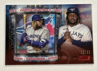 2020 Topps Stadium Club Vladimir Guerrero Jr Instavision CASE HIT RED /50    