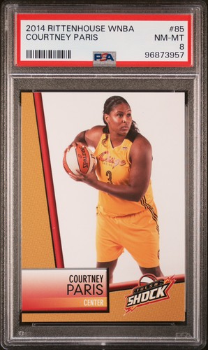2014 Rittenhouse Wnba #85 Courtney Paris PSA 8 Oklahoma Sooners