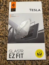 Spigen 2024/2025 Tesla Model 3/Y Glass Screen Protector GlasTR EZ FIT 15.4”