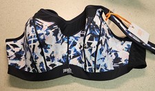 Panache 5021R Racer Back Wired Sports Bra Tie Dye Geo  40GG