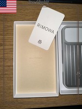 RIMOWA iPhone 17 Pro Silver Aluminum Cover Phone Case