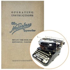 NOISELESS STANDARD TYPEWRITER INSTRUCTION MANUAL Antique User No.1 2 3 4 5 thumbnail
