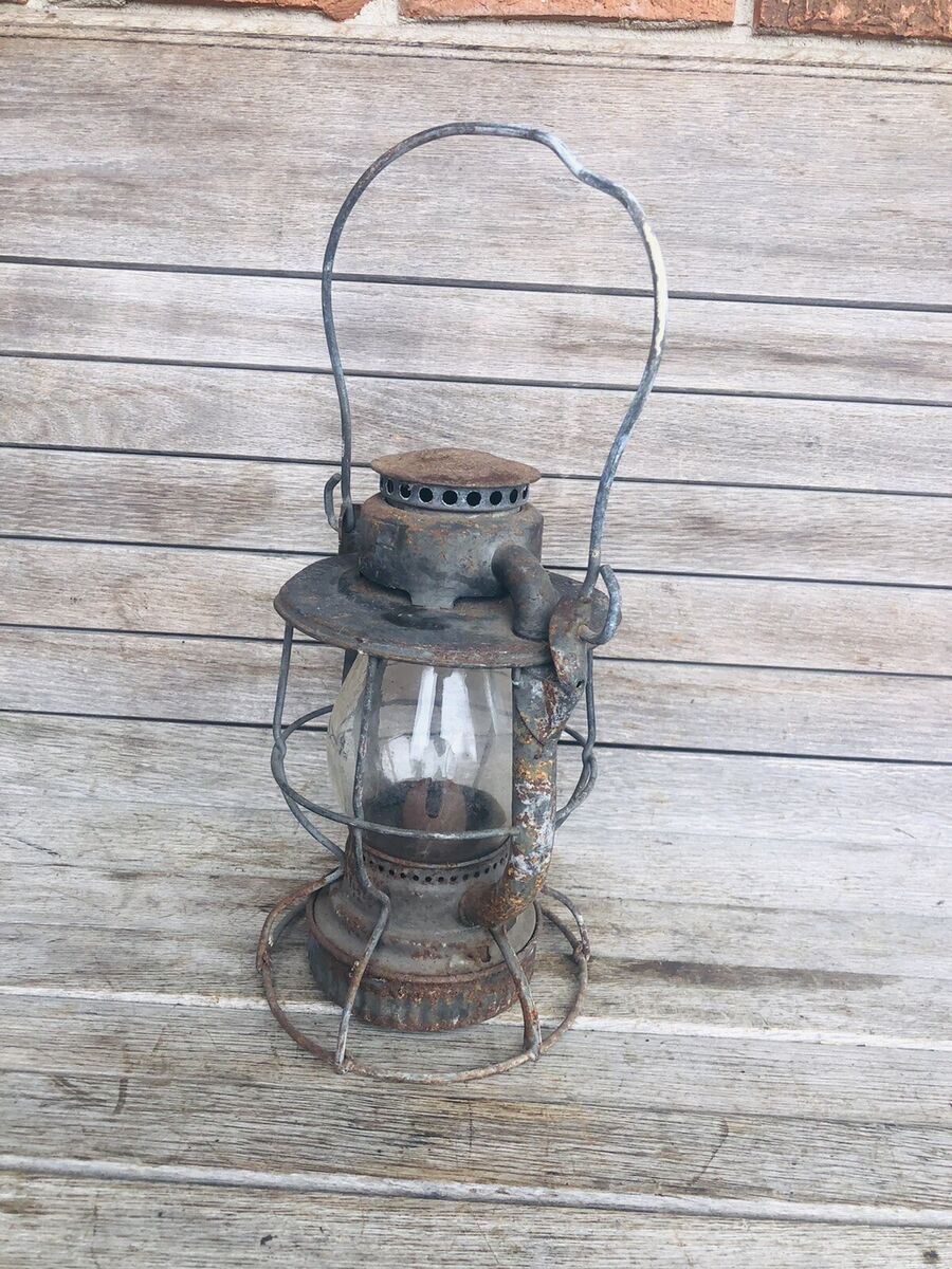 Vintage Dietz Vesta NYCS Railroad Lantern Embossed Globe NYC Vintage Dietz Vesta NYCS Railroad Lantern Embossed Globe NYC