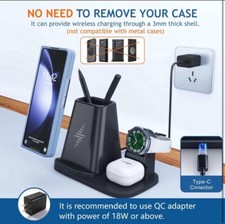4 In 1 Charging Station For Samsung/watch /buds, Fast Wireless Charging Stand